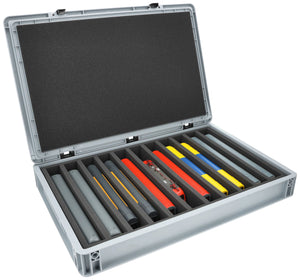 Feldherr Eurobox 60 x 40 cm Coffret pour le modélisme ferroviaire - échelle H0 - 11 compartiments - insert en mousse pour le rangement vertical