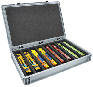 Feldherr Eurobox 60 x 40 cm Zestaw do modeli kolejowych - skala H0 - 8 przedziałów - wkładka piankowa do przechowywania poziomego