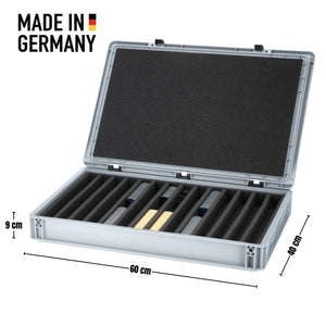 Feldherr Eurobox 60 x 40 cm Set for model railway - H0e scale - 14 compartments - foam insert for upright storage