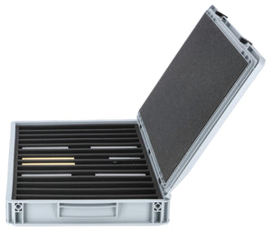 Feldherr Eurobox 60 x 40 cm Set for model railway - H0e scale - 14 compartments - foam insert for upright storage