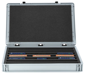 Feldherr Eurobox 60 x 40 cm set for model railways - H0e gauge - 7 compartments - foam insert for horizontal storage