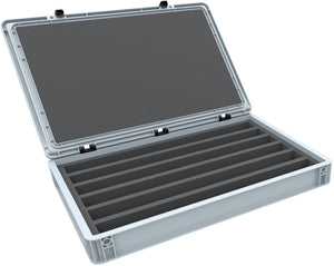 Feldherr Eurobox 60 x 40 cm Set per modellismo ferroviario - scala H0m - 6 scomparti - inserto in schiuma per stoccaggio orizzontale