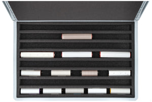 Feldherr Eurobox 60 x 40 cm Coffret pour le modélisme ferroviaire - échelle H0m - 8 compartiments - insert en mousse pour le rangement vertical