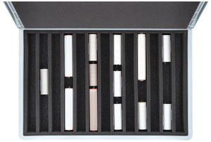 Feldherr Eurobox 60 x 40 cm Set per modellismo ferroviario - scala H0m - 13 scomparti - inserto in schiuma per riporre i pezzi in verticale