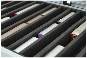 Feldherr Eurobox 60 x 40 cm Set per modellismo ferroviario - scala H0m - 13 scomparti - inserto in schiuma per riporre i pezzi in verticale