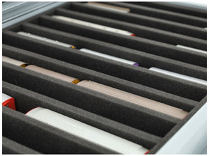 Feldherr Eurobox 60 x 40 cm Set per modellismo ferroviario - scala H0m - 13 scomparti - inserto in schiuma per riporre i pezzi in verticale