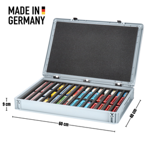 Feldherr Eurobox 60 x 40 cm Set for model railway - N scale - 14 compartments - foam insert for horizontal storage