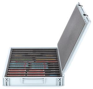 Feldherr Eurobox 60 x 40 cm Set for model railway - N scale - 14 compartments - foam insert for horizontal storage