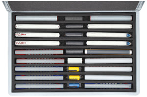 Feldherr Eurobox 60 x 40 cm Coffret pour le modélisme ferroviaire - échelle TT - 9 compartiments - insert en mousse pour le rangement vertical