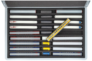 Feldherr Eurobox 60 x 40 cm Coffret pour le modélisme ferroviaire - échelle TT - 9 compartiments - insert en mousse pour le rangement vertical