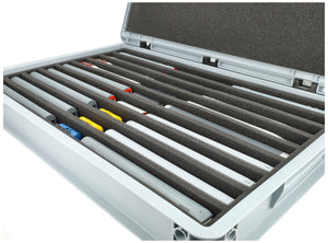 Feldherr Eurobox 60 x 40 cm Coffret pour le modélisme ferroviaire - échelle TT - 9 compartiments - insert en mousse pour le rangement vertical