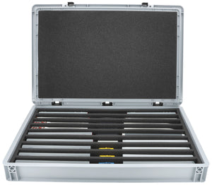 Feldherr Eurobox 60 x 40 cm Coffret pour le modélisme ferroviaire - échelle TT - 9 compartiments - insert en mousse pour le rangement vertical