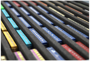 Feldherr Eurobox 60 x 40 cm Coffret pour le modélisme ferroviaire - échelle Z - 12 compartiments - insert en mousse pour le rangement horizontal