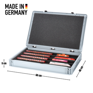 Feldherr Eurobox 60 x 40 cm Set with PanoramaLiege - 5 compartments for H0 scale - for model railways, locomotives and vehicles
