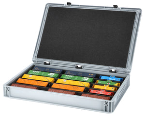Ensemble Feldherr Eurobox 60 x 40 cm avec PanoramaLiege - 5 compartiments pour l'échelle H0 - pour trains miniatures, locomotives et véhicules