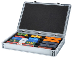 Ensemble Feldherr Eurobox 60 x 40 cm avec PanoramaLiege - 5 compartiments pour l'échelle H0 - pour trains miniatures, locomotives et véhicules