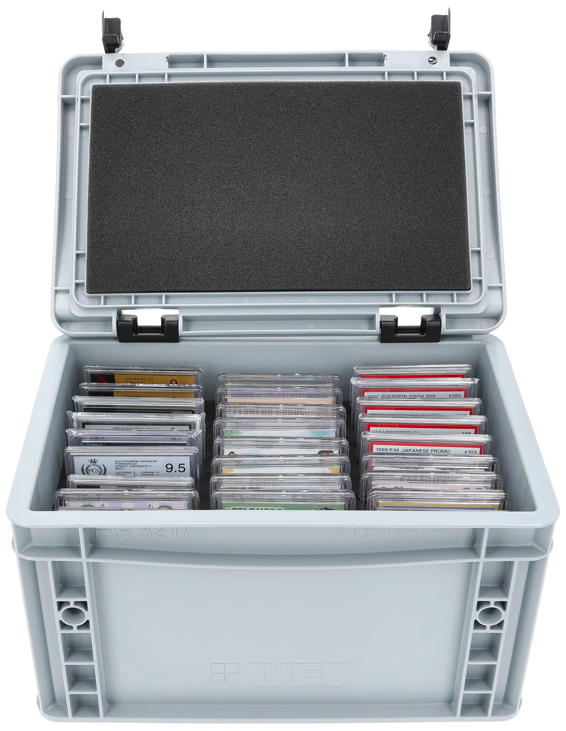 trading cards aufbewahrung Feldherr Eurobox Set for Trading Cards in Grading Cases / Graded Cards