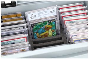 Feldherr Eurobox Set für Sammelkarten in Grading Cases / Graded Cards