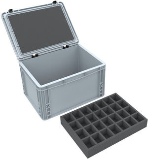 Feldherr Eurobox 40 x 30 cm Set für Tabletop-Miniaturen - 112 Fächer