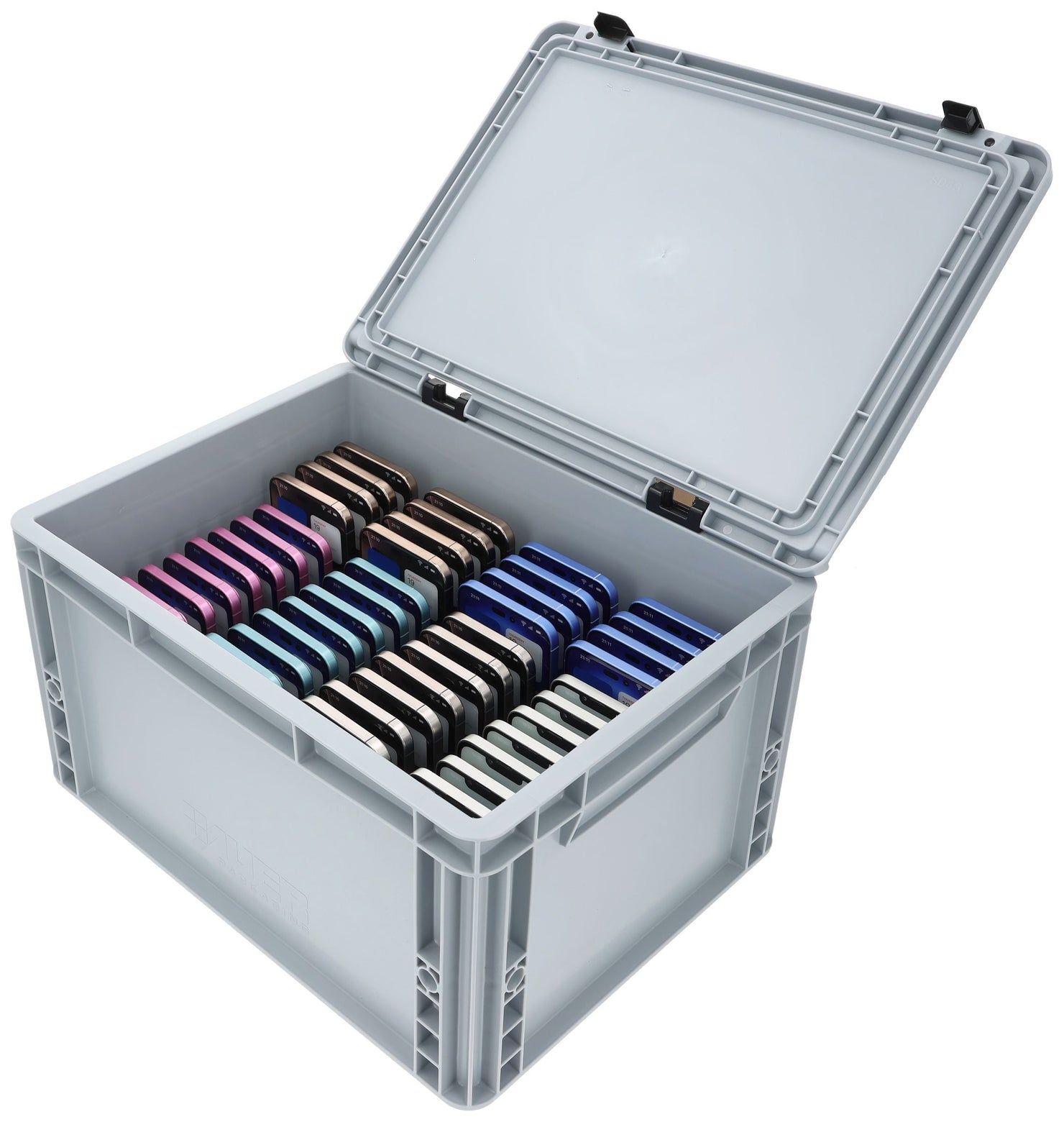 Set de mousse Feldherr + Euro Box pour smartphones - 48 compartiments