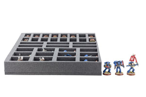 FSBR050BO 50 mm taca z pianki Full-Size z 34 przegrodami