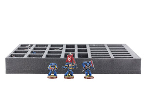 FSBR050BO 50 mm taca z pianki Full-Size z 34 przegrodami