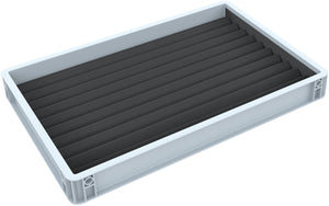 Euro Box mit Zugliege - 10 przedziałów dla N Gauge - dla modeli lokomotyw kolejowych, wagonów i pojazdów