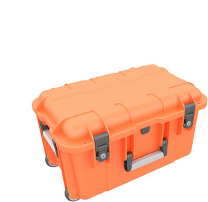 Koffer / Trolley für 20 Tablets in dicken Hüllen - Fächer 22 mm breit - kompatibel mit Apple iPad, Samsung Galaxy Tab A oder Microsoft Surface Go