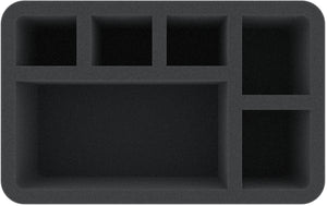 HS100A006 Vassoio in schiuma Feldherr per Necrons - 6 scomparti