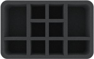 HS080A002 Feldherr Schaumstoffeinlage für Adeptus Custodes - 10 Fächer