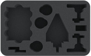 HSMFAT050BO Feldherr vassoio in schiuma per Star Wars Armada: 2 Cruiser di classe consolare + 1 nave d'assalto di classe Acclamator