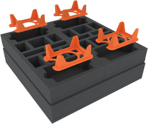 Feldherr Schaumstoff-Set für Waste Knights: Second Edition - Brettspielbox