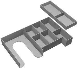 Feldherr Organizer Insert do Tiny Epic Zombies - pudełko do gry planszowej