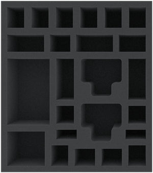 Feldherr Schaumstoff-Set + Kartenhalter für HeroQuest (2021): Mythic Box - Brettspielbox