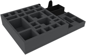 Feldherr Schaumstoff-Set + Kartenhalter für HeroQuest (2021): Mythic Box - Brettspielbox