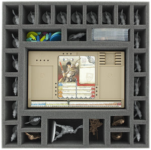 Transporter con 2 scatole LBBBG per il pegno completo di Zombicide Black Plague Kickstarter Knight Pledge.