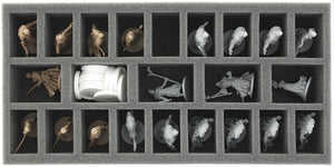 Transporter con 2 scatole LBBBG per il pegno completo di Zombicide Black Plague Kickstarter Knight Pledge.