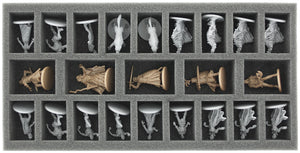 Transporter con 2 scatole LBBBG per il pegno completo di Zombicide Black Plague Kickstarter Knight Pledge.