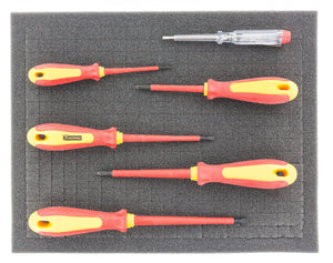 FS010Bblue10 10 Stück 345 mm x 275 mm x 10 mm Schaumstoffzuschnitt für Shadowboard blau