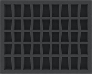 FS035A007 Taca piankowa 35 mm do miniaturyzacji w skali 1:56 (28 mm) - 45 przedziałów