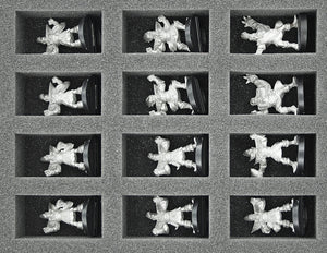 FS035BB04 35 mm (1,4 cala) pełnowymiarowa taca z pianki na 36 miniatur Miseczki na krew.