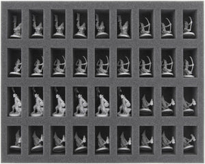 FS040MD03 40 mm pełnowymiarowa taca piankowa z 36 przegródkami na "Massive Darkness".