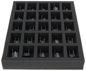 FS050A126 Feldherr foam tray for Warriors of Chaos - 25 Compartments