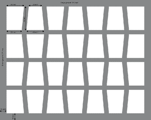 FS035C4BO 35 mm Figure Foam Tray with base and 28 slots for larger tabletop models