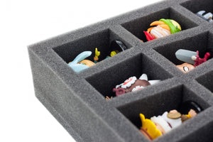 FS050KR04 Bandeja de espuma de 50 mm de tamaño completo para 28 figuras Krosmaster