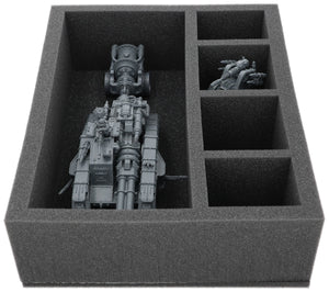 FS100A011 Feldherr Schaumstoffeinlage für Solar Auxilia - 5 Fächer