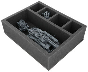 FS100A011 Feldherr Schaumstoffeinlage für Solar Auxilia - 5 Fächer