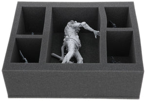 FS110A007 Feldherr Schaumstoffeinlage für Stämme der Orks & Goblins - 5 Fächer