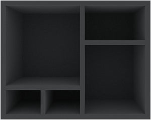 FS140A003 Feldherr Schaumstoffeinlage für Orruk Warclans - 5 Fächer