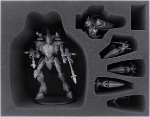 Set di vaschette in schiuma Feldherr per Wraithknight + Jetbikes + Vyper